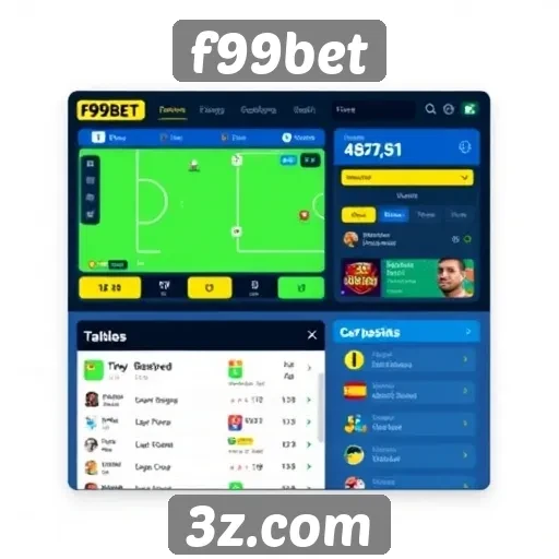 interface do usuário do f99bet melhora a experiência